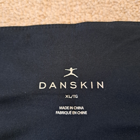 New! Danskin Active Shorts Bike Shorts Black Size XL Crosstrain Stretch Workout - Picture 5 of 10